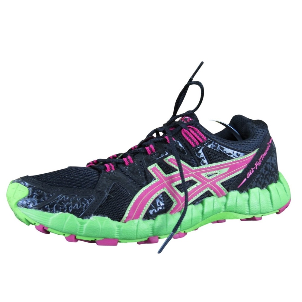 ASICS Women Fuji Trainer 2 Sneaker‎ Black Synthetic Sz 8.5 Gently Used 2025